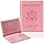 Passport Holder for Travel, RFID Blocking Passport Cover with Pen Holder Leather Passport Wallet Case Travel Must Haves Accessories Passport Book Card Holder for Family Travel Essentials Gifts, Pink