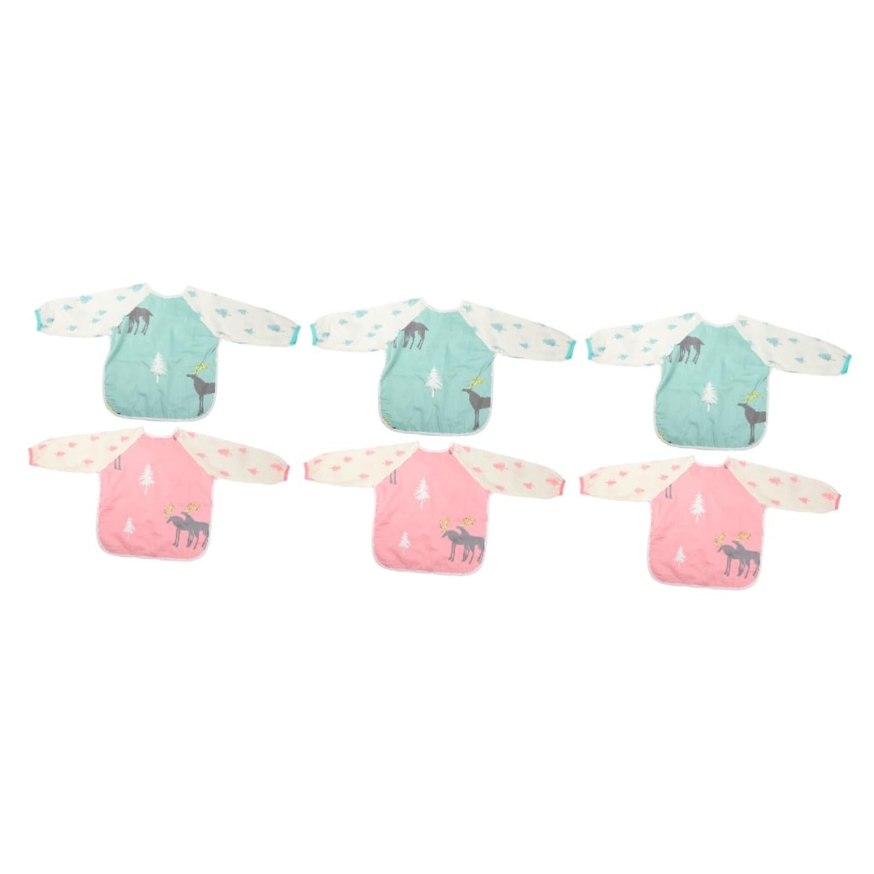 Toyvian 4 Pezzi Grembiule Per Bambini Grembiule Con Bavaglino Per Bambini Con Pettorina Per Mangiare Per