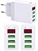 Produktbild reVolt USB Ladegerät: Intelligentes 3-Port-USB-Wandnetzteil mit LED-Display, 3,1 A, 15,5 W (Stecker USB)