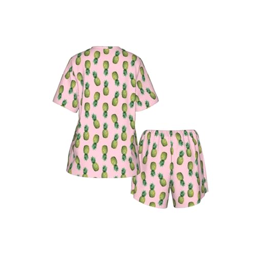 Estampado de piña transpirable que soluciona los días de calor intenso 6