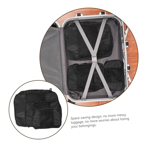 Organisateurs bagages multifonctions avec fermeture éclair et grande capacité