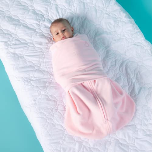 Saco de Dormir Swaddle Rosa em Soft Outono - Inverno:Outono - Inverno;Tamanho:RN - 0 a 3 meses