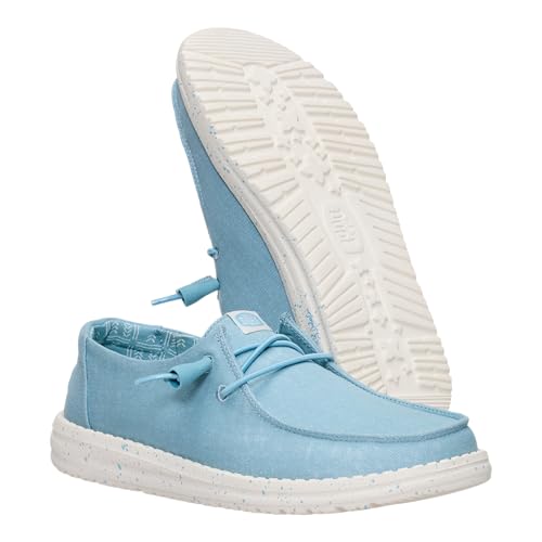 Image of HEYDUDE Women's Wendy Stretch Canvas Slip On Shoes | Easy On Loafer
