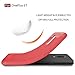 OnePlus 6T case, Sucnakp TPU Shock Absorption Technology Raised Bezels Protective Case Cover for OnePlus 6T Smartphone (Red)
