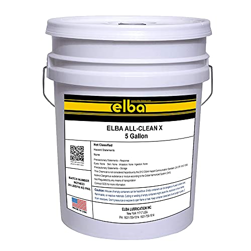 elba NSF Certified Industrial Degreaser and Cleaner | Dissolves Oil and Grease Water-Based Industrial Strength | Environmentally Safe. (5 Gallon Pail)