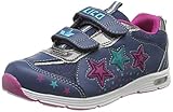 Blinkschuhe Lico Jungen Mädchen Lukida V Blinky Sneaker, Blau (Marine/Pink/Türkis), 31 EU