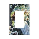 Diseño único y elegante: con un patrón único y una impresión clara y hermosa, esta funda para interruptor añade encanto y un toque de moda a tu hogar. Transforma tu espacio, asegurando que el diseño de tu habitación ya no sea monótono