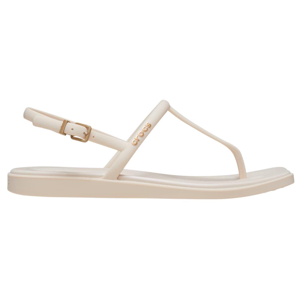 Crocs Miami Thong Flip Sandals In Stone, Size: 8 , Schuh