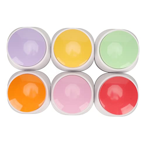 Botão de Gravação de Voz, 6 Botões de Fala para Cães, Botões de Comunicação para Cães, Campainha de