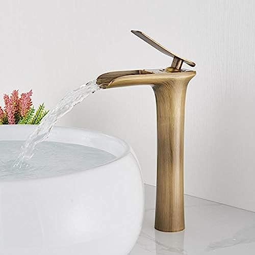 Robinets de lavabo mitigeur cascade robinet de salle de bains moderne eau chaude froide - 2