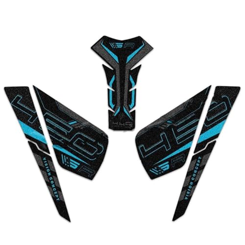 Pegatina protectora de depósito lateral para moto 450SR en Color 2