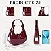 YingStar Bolso de Mano Mujer Fiesta Bolso Pequeño Piel Bolso de Hombro Mujer Movil Bolso Bandolera Pequeña Bolsa Mujer Verano Bolso Media Luna Dumpling Boda Ceremonia Cuero Rojo Bolsos Cartera Imagen de YingStar Bolso de Mano Mujer Fiesta Bolso Pequeño Piel Bolso de Hombro Mujer Movil Bolso Bandolera Pequeña Bolsa Mujer Verano Bolso Media Luna Dumpling Boda Ceremonia Cuero Rojo Bolsos Cartera