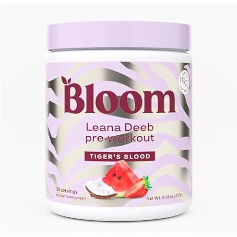Bloom Nutrition Pre Workout Powder for Women by Leana Deeb Cover