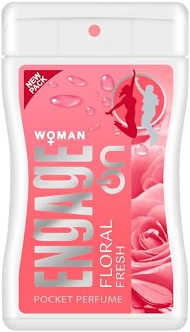 On Floral Fresh Pocket Perfume for Woman 17ml | 250 Sprays | Fruity & Floral | Travel Perfume| Skin Friendly | No Parabens|No Silicones| Dermat-Tested | Also try W2 Perfume Spray & Yang EDP