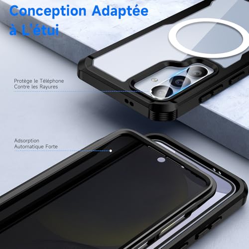 Coque Samsung S24 anti-regard protégeant l'écran et l'appareil - 4