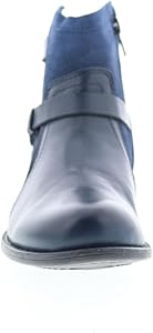 Amazon.com | Miz Mooz Womens Leanne Blue Ankle & Booties Boots