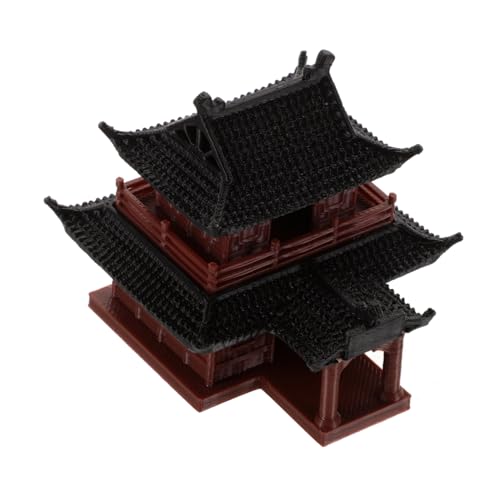 Ipetboom Mini Statua Padiglione all Aperto Ornamento per Giardino Decorazione Acquario Bonsai Leggero Maneggevole Design Compatto Robusto Resistente Tavolo Micro-Paesaggio Paesaggistica