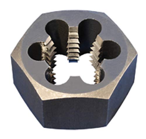Alfa Tools MHD70791 40mm x 1.50mm Rethreading Hex Die Carbon Steel,