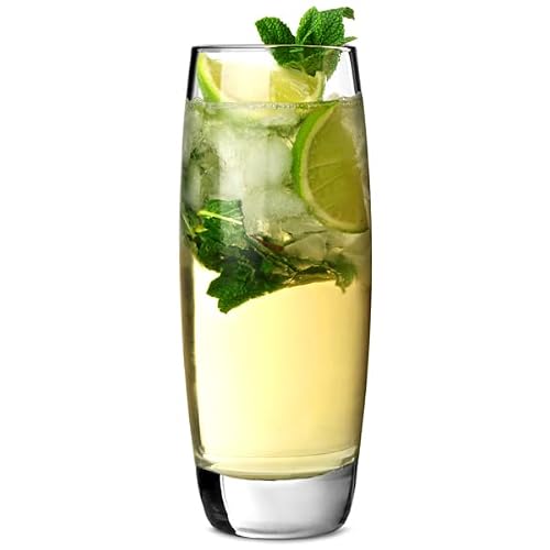 Image of Endessa Hiball Tumblers 17oz / 480ml - Set of 4 | 48cl Glasses, Highball Glasses