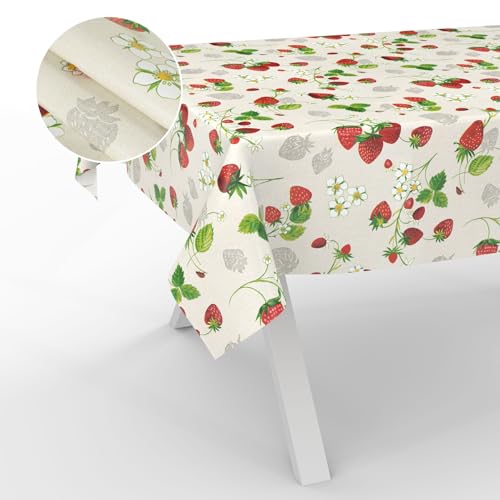 ✅ FORME PERSONALI: la tovaglia lavabile è disponibile in molte dimensioni e forme (rettangolare, ovale e rotonda), in modo da poter essere certi che la tovaglia si adatta perfettamente al tuo tavolo.