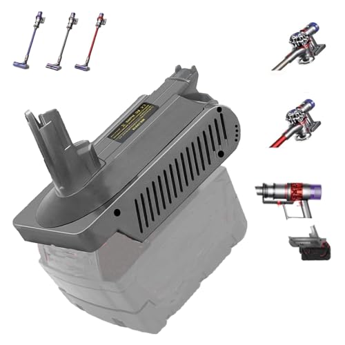 UNIKI V10 Adapter Compatible with Milwaukee 18V Battery Convert to for Dyson V10 Battery Compatible with Dyson V10 Animal V10 Absolute V10 SV12 Motorhead Cordless Vacuum Cleaner（ NOT FIT SV10，Slim）