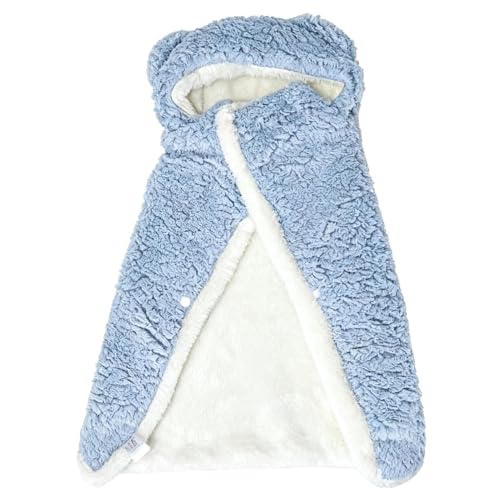 Chaqueta de invierno para perro pequeño con capucha de forro polar y correas ajustables 2