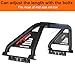 KNAWIER R13 Roll Bar for Mid Size Pickup Truck, Adjustable Chase Rack Sport Bar Roll Cage Compatible with Tacoma/Gladiator/Frontier/Canyon/Ranger/Colorado,Include Brake Light