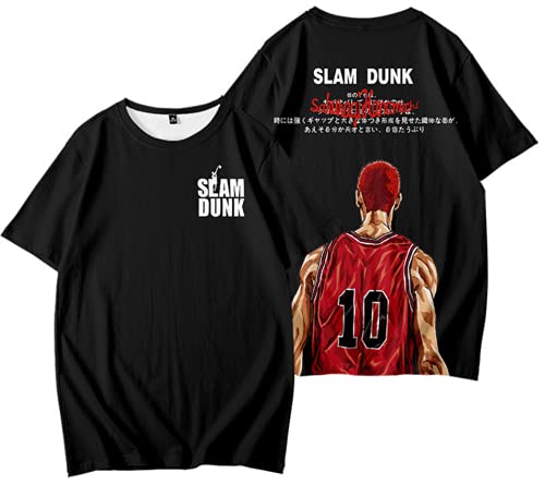 COSCO SLAM DUNK スラムダンク グッズ tシャツ 大人用 さくらぎはなみち るかわかえで 夏服 スポーツ プレゼント アニメ服