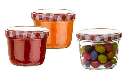 BigDean 24x Marmeladengläser 230ml - Mini Einmachgläser TO 82 - Einweckgläser mit Schraub-Deckel - Einkochgläser klein - Made in Germany – Bild 4