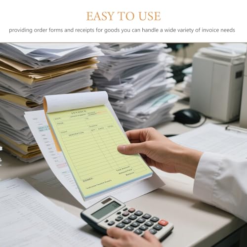 Libro de facturas NUOBESTY para evitar errores de contabilidad en pequeñas empresas 3