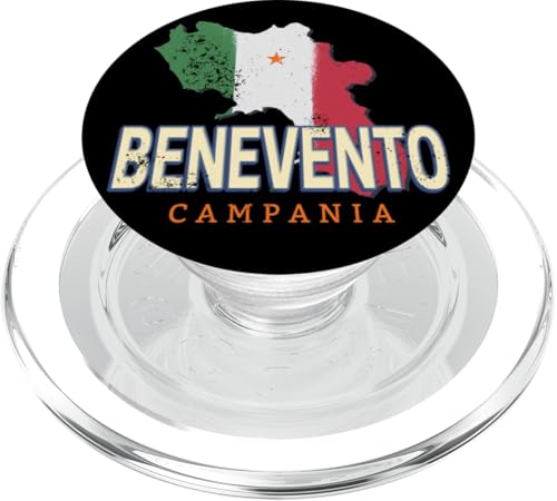 Bénévent Italie Rétro Campanie Carte Vintage Souvenir PopSockets PopGrip pour MagSafe