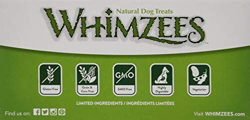 Whimzees Toothbrush, Small, for dogs, 150-Count Box