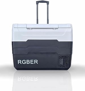 RGBer® AXR-Serie 40 Liter Kompressor Kühlbox, Camping Kühlschrank, Auto Kühlbox 12v 230v Mit Stromanschluss