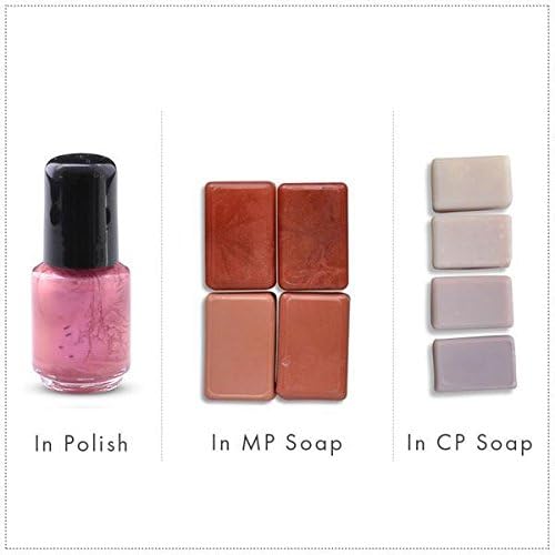 Cloisonne Red/Pink/Pale Violet Luxury Mica Colorant Pigment Powder Cosmetic Grade Glitter Eyeshadow Effects for Soap Candle Nail Polish 2 oz