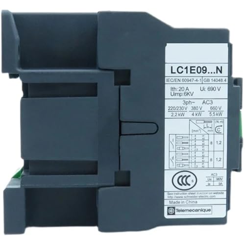 Contacteur AC LC1E1801 110V 4 pôles pour commande de circuits