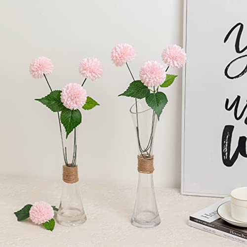 Senseya 25Pcs Chrysanthemum Flowers Artificial Bulk, Artificial Flowers Combo Box For Decoration Silk Mix Fake Flowers With Stems Diy Wedding Home Cake Decor #TOP5