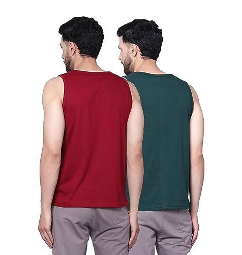 Image of Designer Men Vest Versatile Cotton Sando /Baniyan /Ganji for Boys - Perfect for Gym Workouts, Vacations, and Beaches
