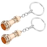 Ciieeo 2piezas Llavero de Acero Inoxidable Ajedrez para Mujeres Niñas Dijes Pequeños para Bolsos Carteras Mochilas Decoración