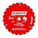 Freud D0724X Diablo 7-1/4-Inch 24 Tooth ATB Carbide Framing Saw Blade with 5/8-Inch and Diamond Knockout Arbor