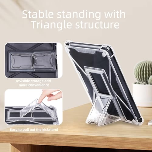 Walnew Clear Stand Case For 6 Inch Kindle 11Th Generation 2024 And 2022, C2V2L3 Soft Transparent Tpu Cover With Enhanced Corners For 6 Inch Kindle 11Th Gen 2022 And 2024 Releases thumb #2