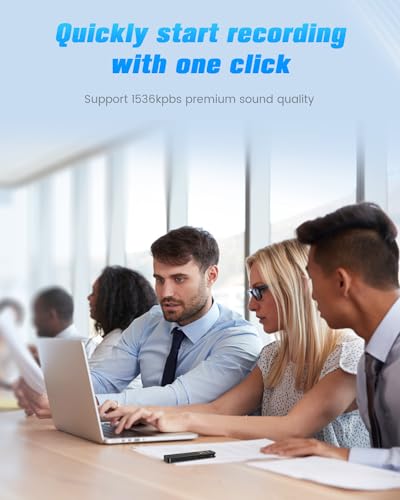 Gravador de voz digital de 64 GB com reprodução, repetição A-B, reprodução de velocidade variável, g