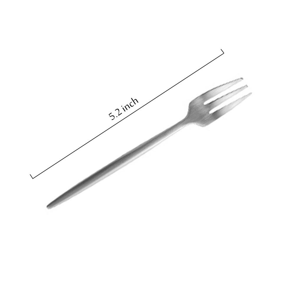 1PC Stainless Steel Leaf Shape Spoon And Fork For ... - Grandado