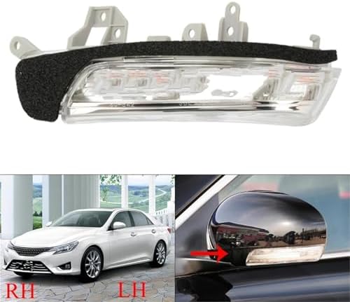 Mirror Indicator Light Car Rearview Side Mirror Turn Signal Light Repeater Arrow Lamp for Toyota for Wish for Crown for Mark X Iq for Camry