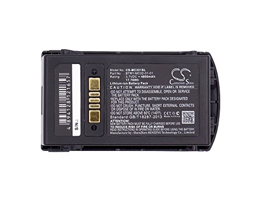 Replacement Battery for Motorola MC3200 MC32N0 Part NO BTRY-MC32-01-01 MC32N0-S BTRY-MC32-52MA-10