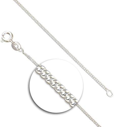 50cm Long 925 Sterling Silver Chain Light Curb Link Chain 925 Sterling Silver Amazon Co Uk Jewellery