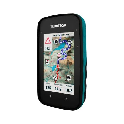 TwoNav - GPS Cross - Multisport Bicycle Cycling MTB Hiking Trekking/Compact and Light/Screen 3.2" / Autonomy 20 h/Memory 32 GB/Topographic map included Cover