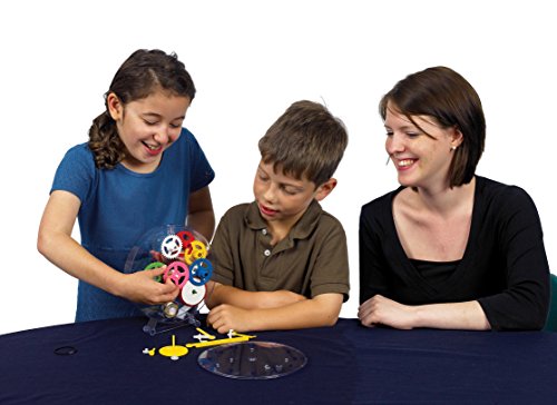 MUKIKIM Happy Puzzle Company The Amazing Clock Kit - Construct Your own Colorful Real Working Clock. Educational Toy That Teaches How Clocks Work, and Doubles as an Actual Wind-up Clock.