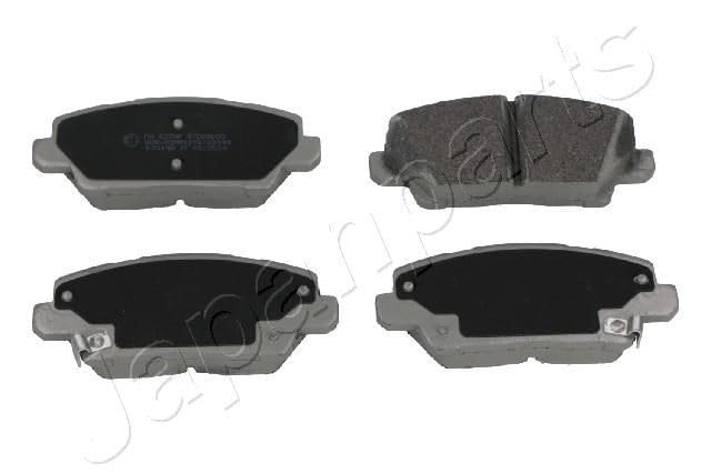 JAPANPARTS Kit pastiglie freni Anteriore con segnalatore acustico usura con accessori PA-K37AF Compatibilità con KIA PICANTO JA