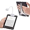 TFY Luce al LED da Lettura con Clip con 2 Livelli di Intensità Lumen per Kindle, Altri e-Readers, Tablets e Libri Dotata di Cinturino per Kindle e e-readers da 6 Pollici – Bianco