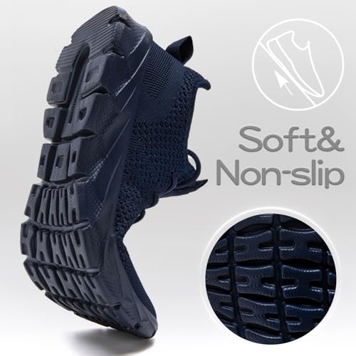 Image of YITUHIO Mens Running Shoes Fashion Sneakers Tennis Walking Shoes Lightweight Athletic Gym Workout Shoes